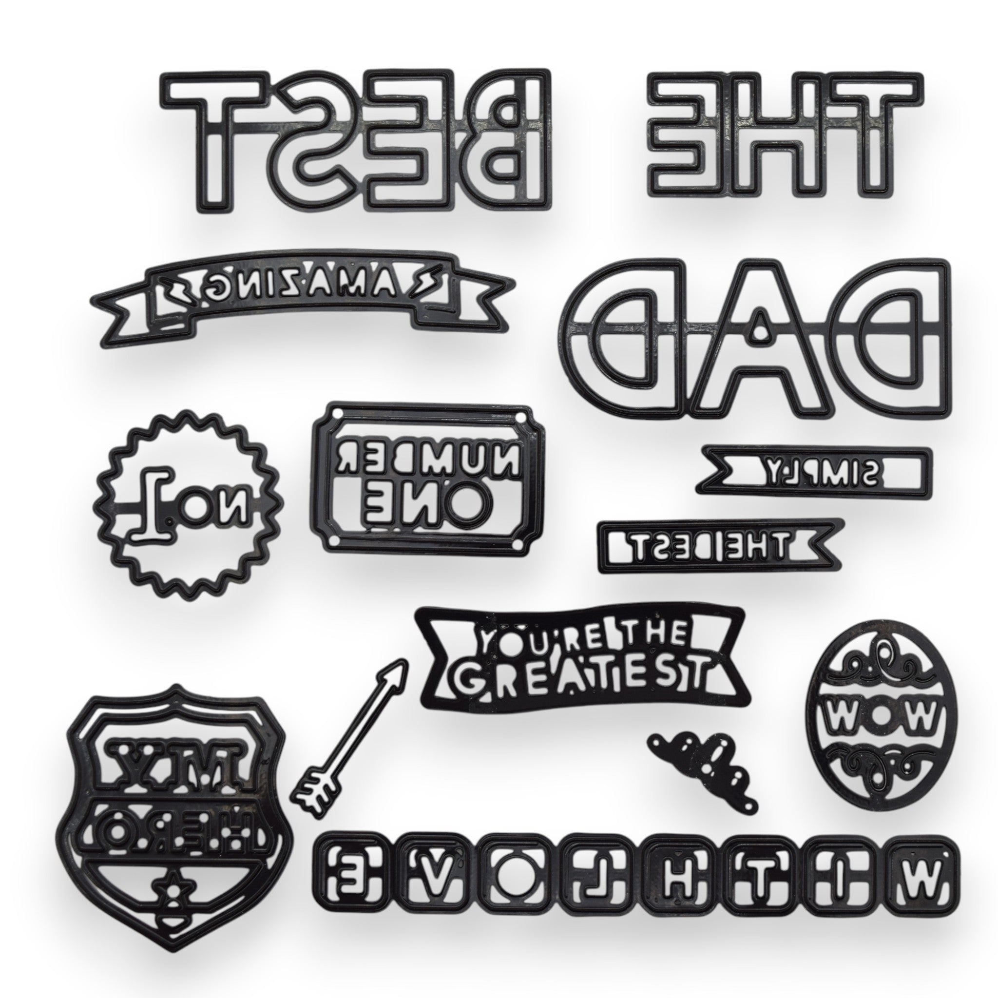 Best Dad - Steel Cutting Die Set